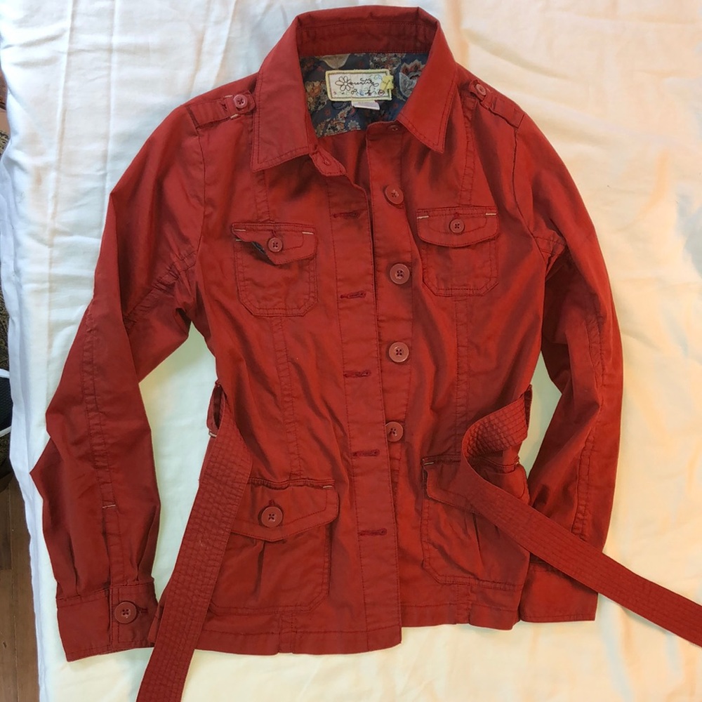 Burnt Orange jacket Organic